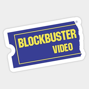 Blockbuster video Sticker